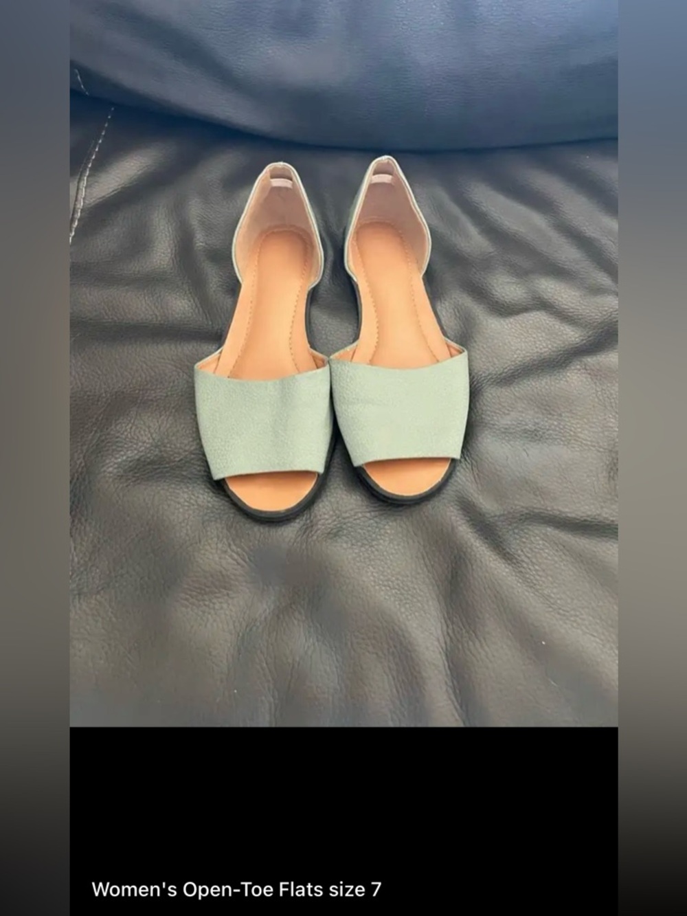 Women’s open toe sandals - mint